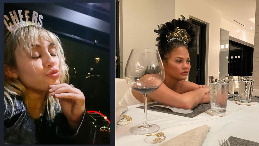 Miley Cyrus Chrissy Teigen