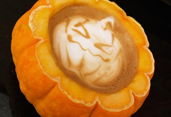 Halloween Latte Art