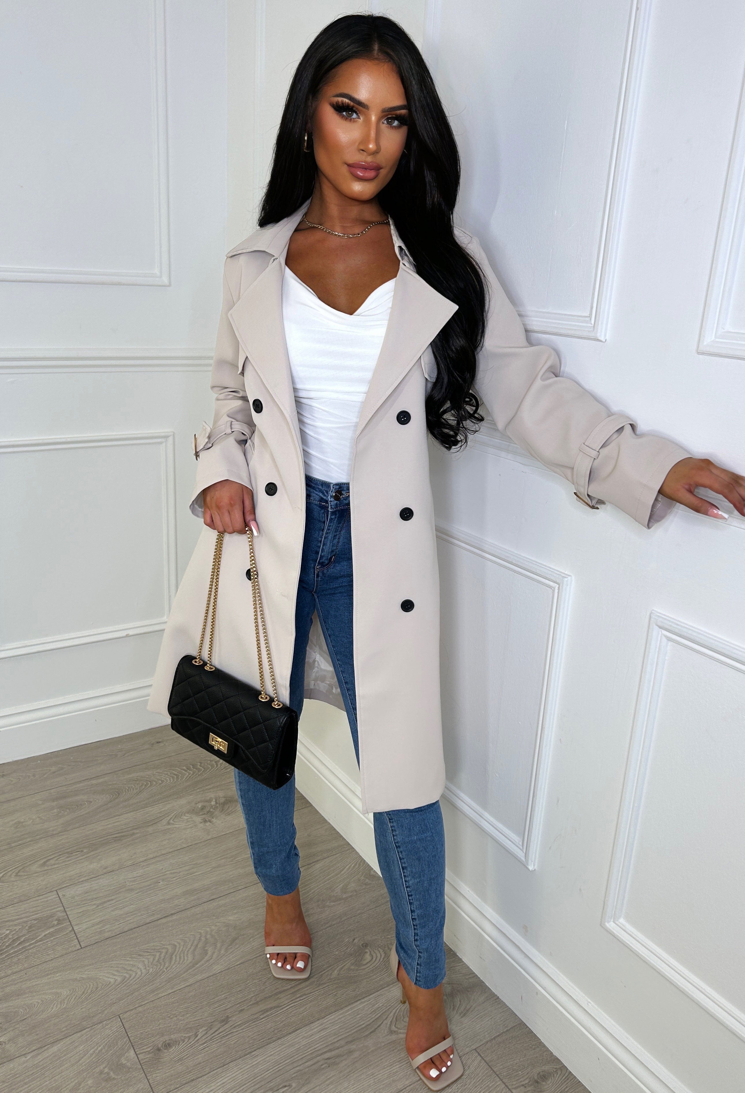 Beige Trench Coat