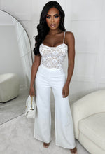 Believe In Love White Lace Corset Top