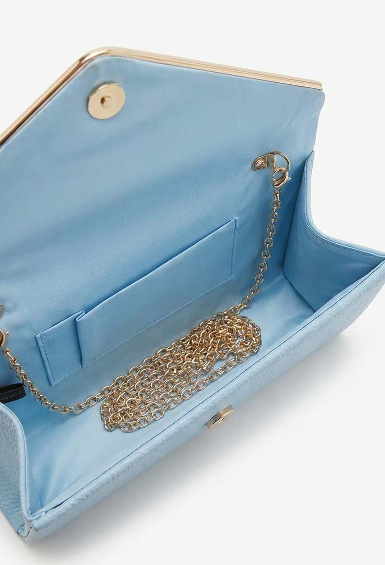 Hampstead Blue Clutch Bag