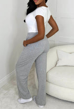 I'm Your Baby Grey Marl Ultra Soft Elasticated Sweat Trousers