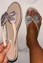 Rose Gold Bow Sandals
