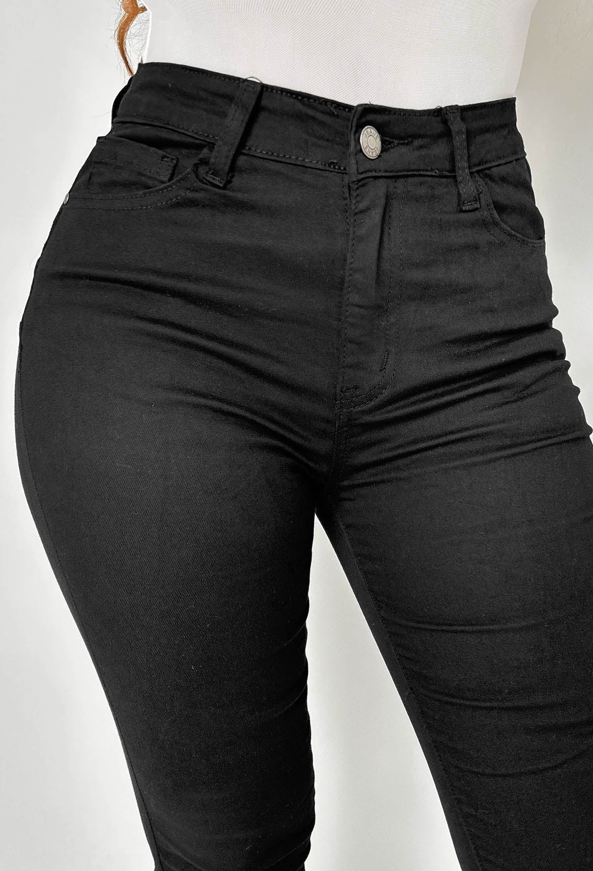 Amelie Black Stretch Push Up Skinny Jeans