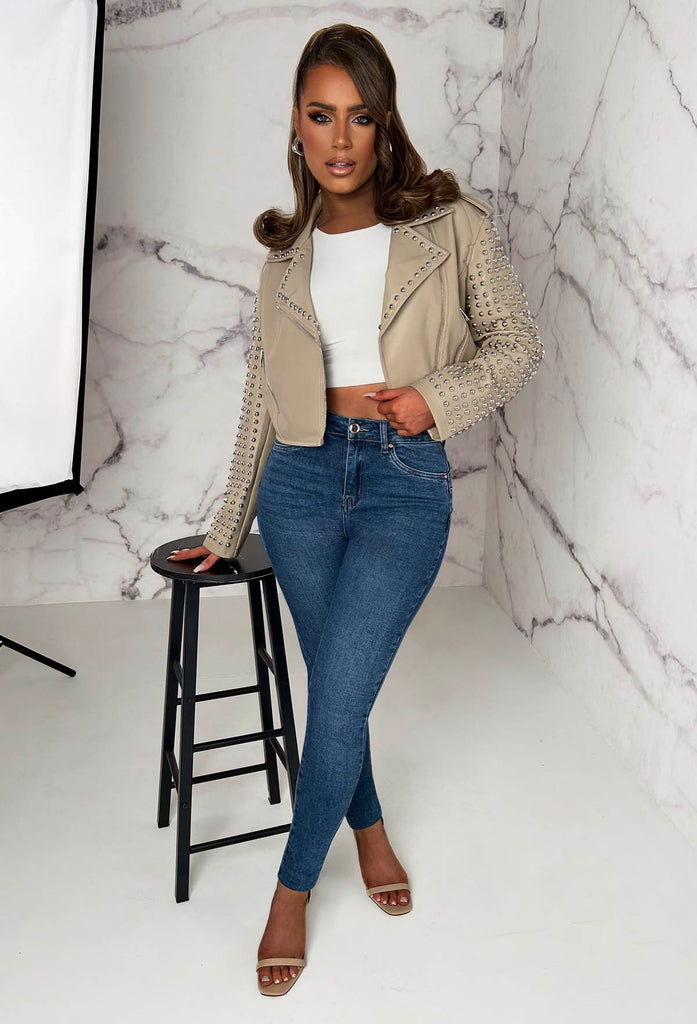 Amy Push Up Jeans Medium Denim