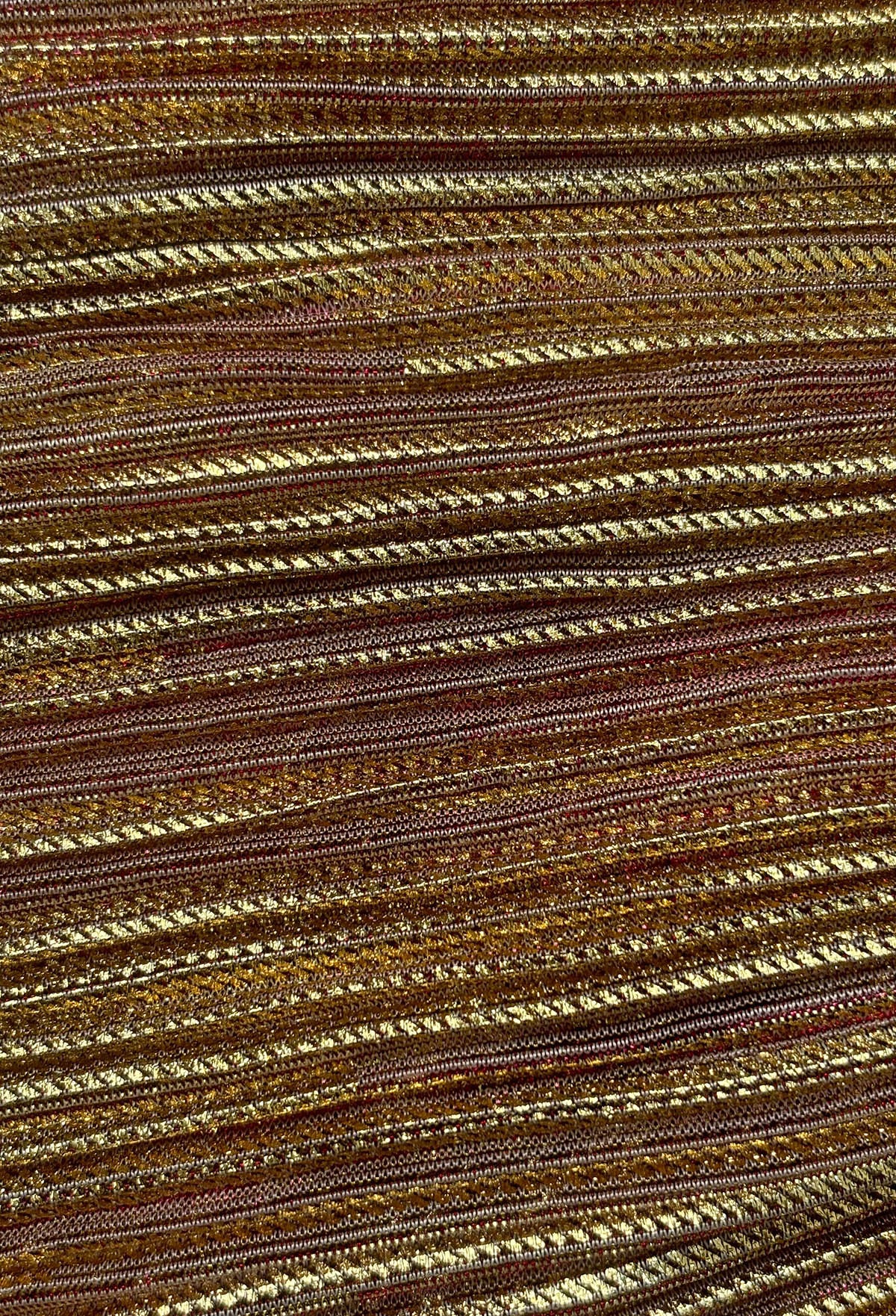 Audrie Pink Foil Plisse Halterneck Dress