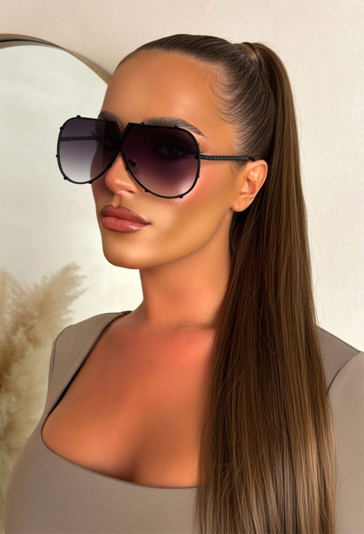 Aviator Baby Black Aviator Sunglasses
