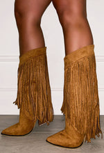 Find Your Own Tan Suede Cowboy Boots