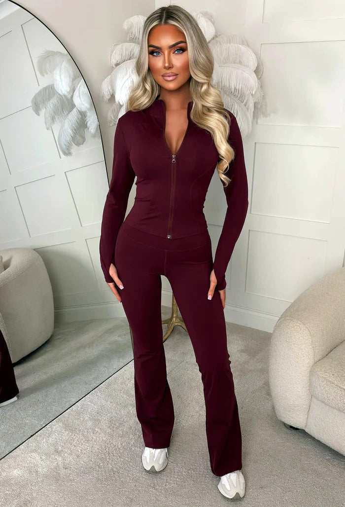 Burgundy Jacket