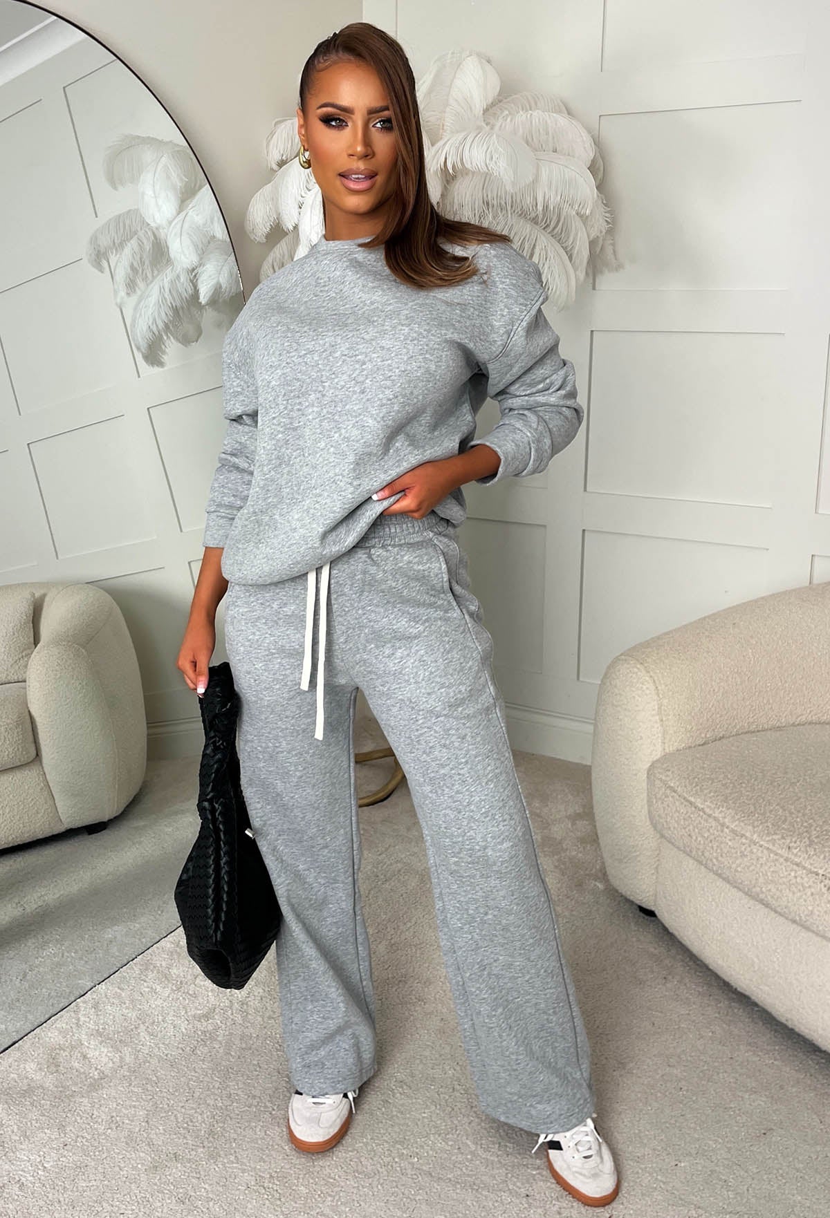 Chill Mode Grey Loungewear Co-Ord Set