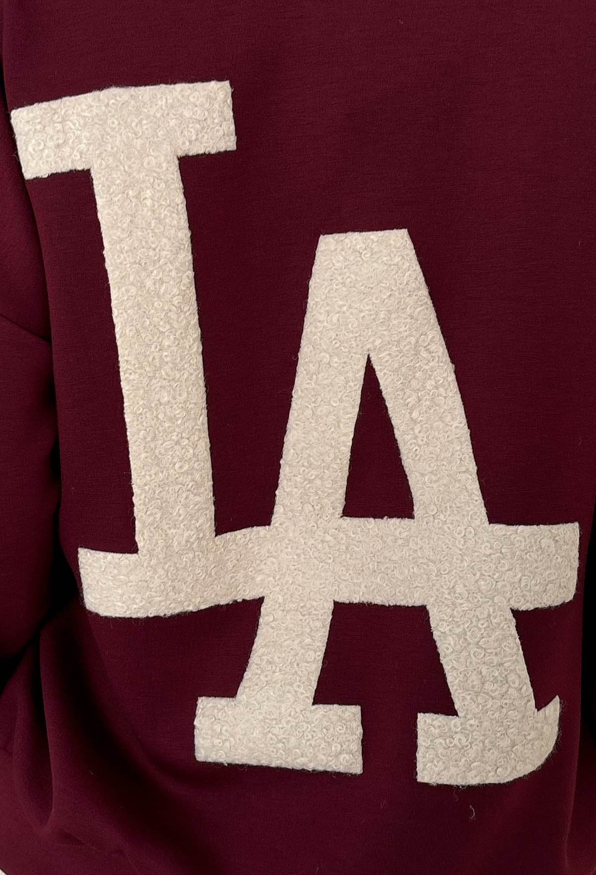 City Comforts Burgundy LA Sweatshirt