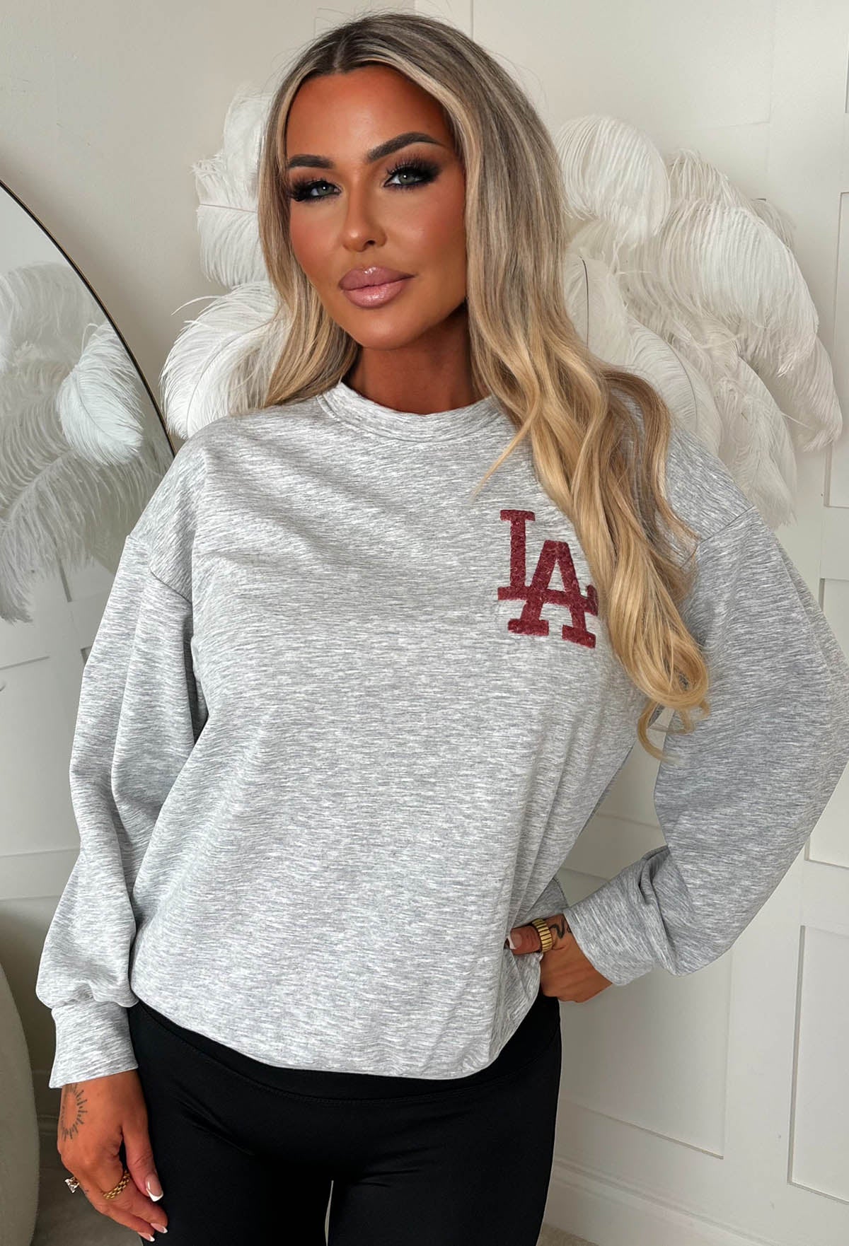 City Comforts Grey LA Sweatshirt