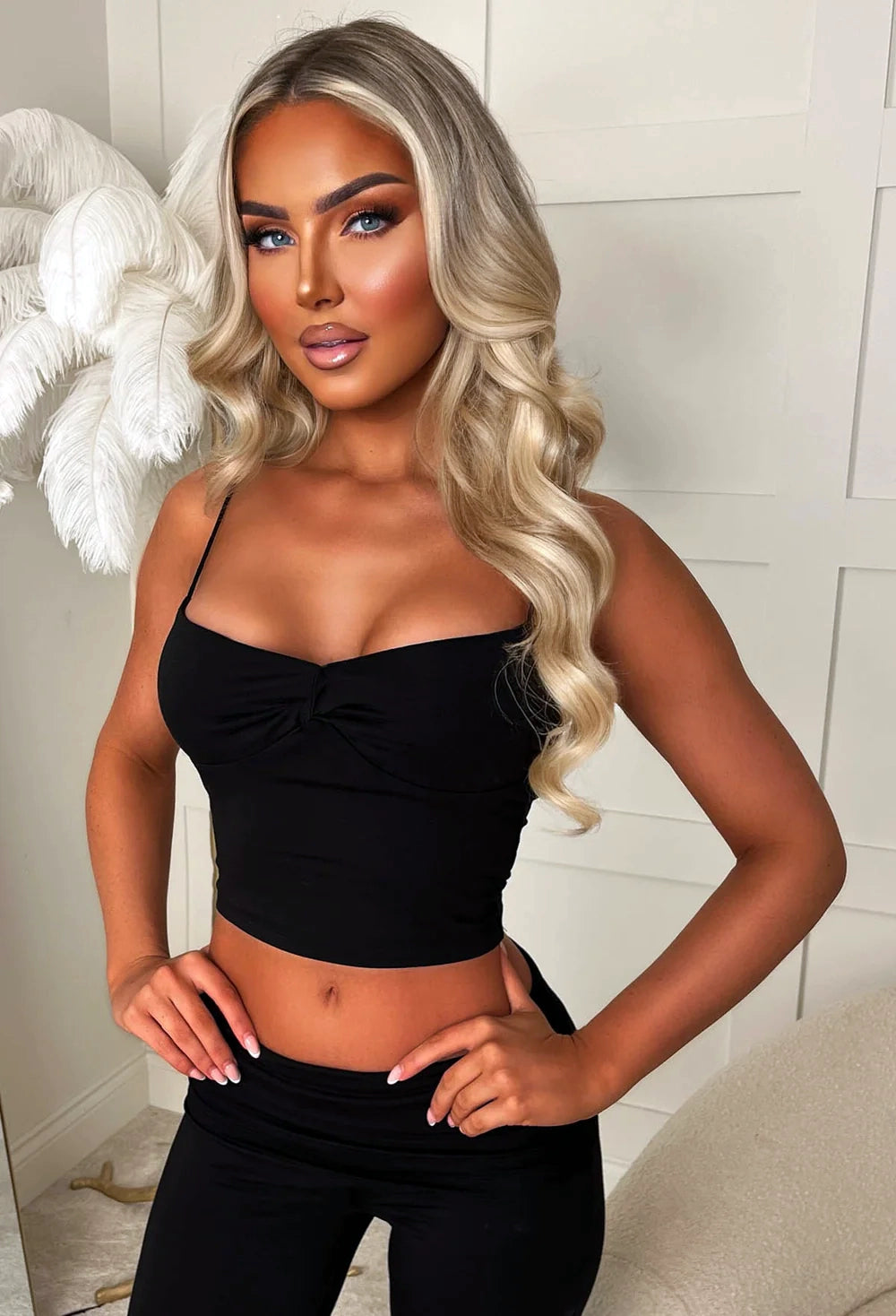 Comfort Core Black Jersey Loungewear Co-Ord Set