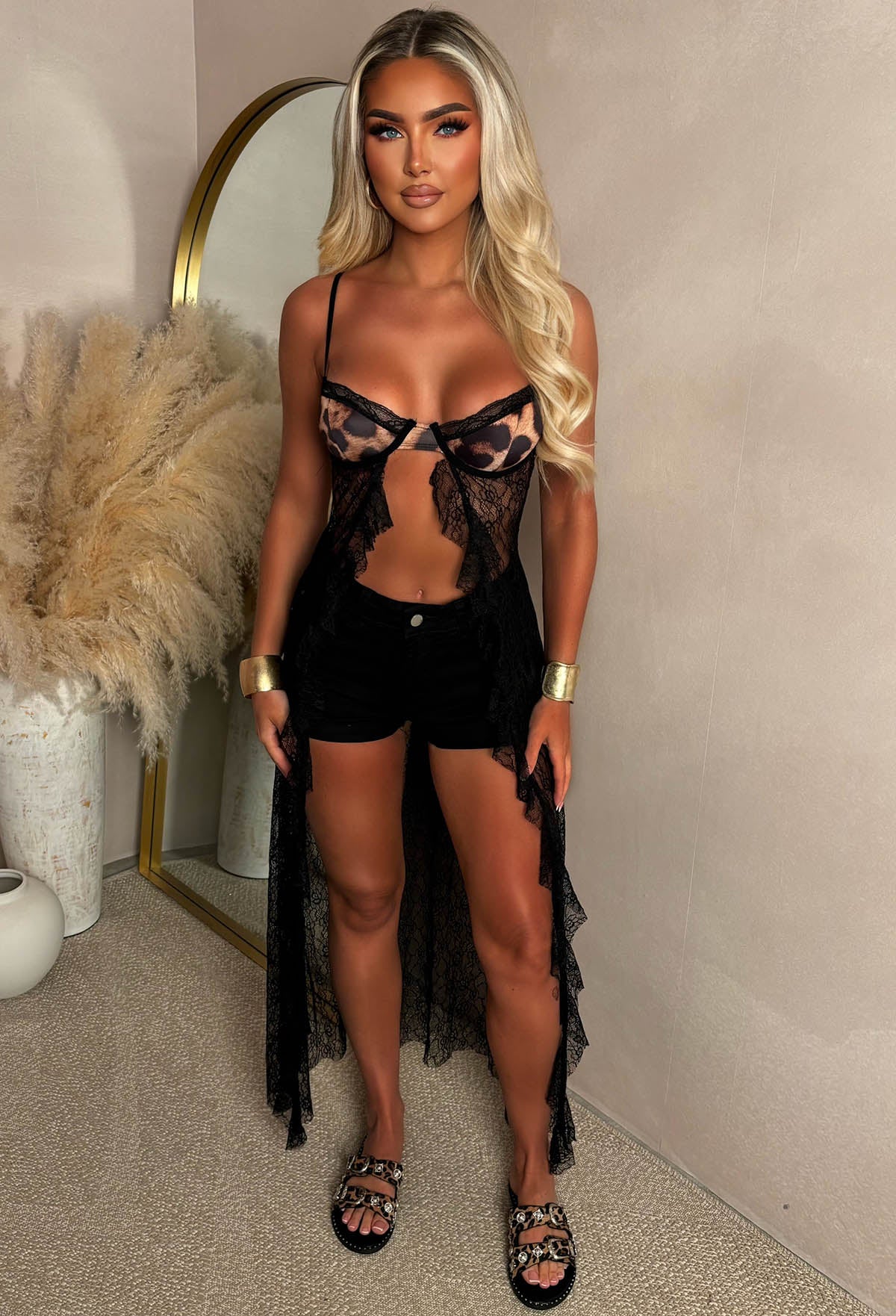 Feral Femme Leopard Leopard Bra Top