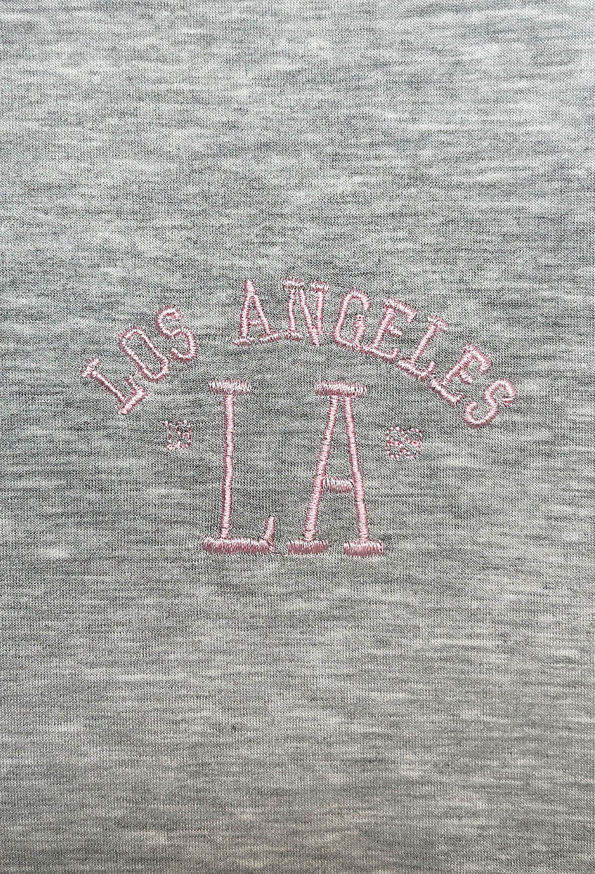 LA Loving Grey T-Shirt & Shorts Set