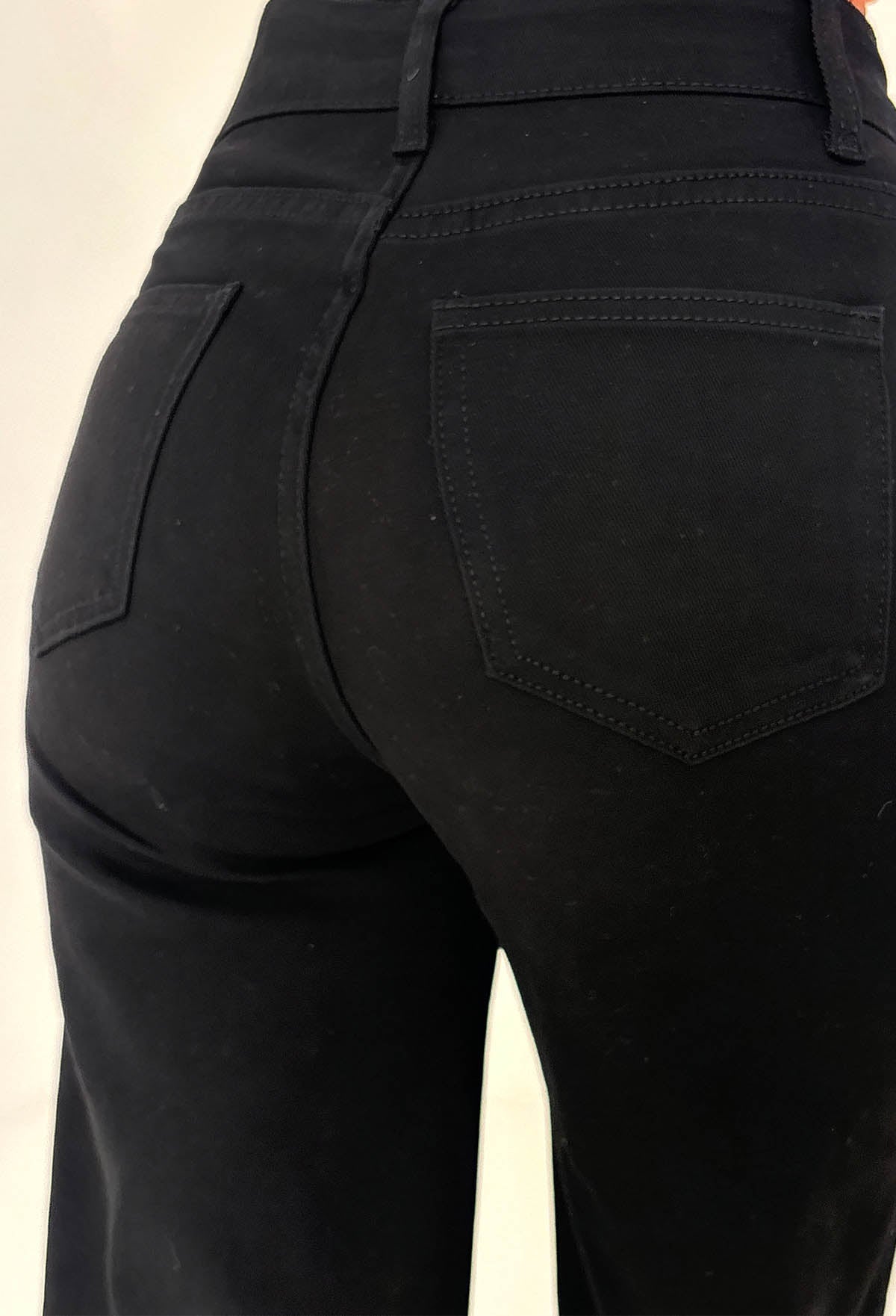 Lace Me Up Black Lace Front Stretch Jeans