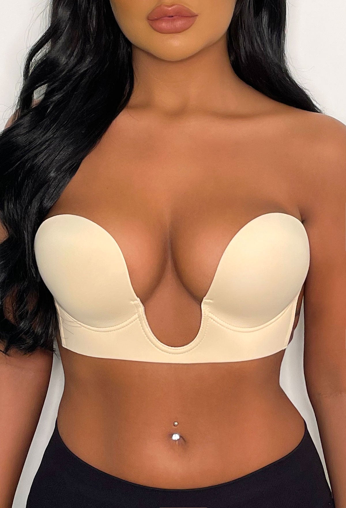 Lifted Beige Bust Enhancing Stick On Bra