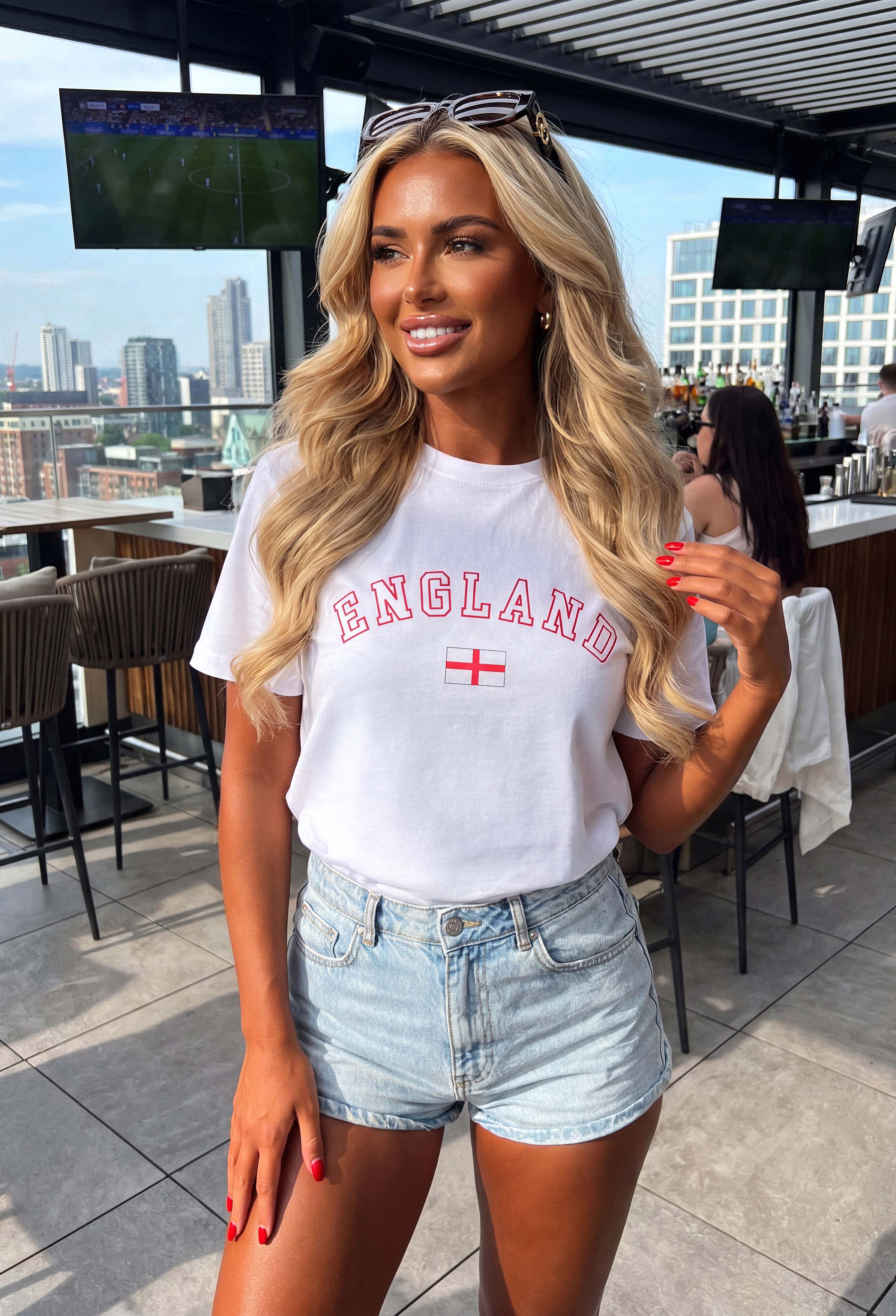 Lioness White England T-Shirt