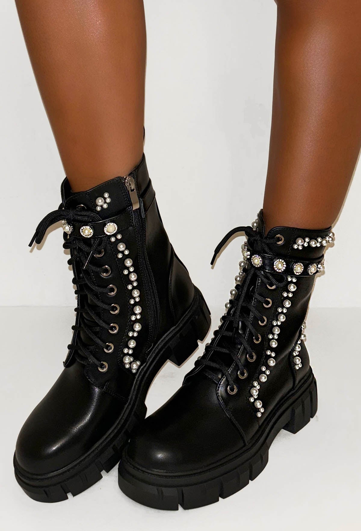 Black Pearl Biker Boots Pearl Mad About Love Black Pearl