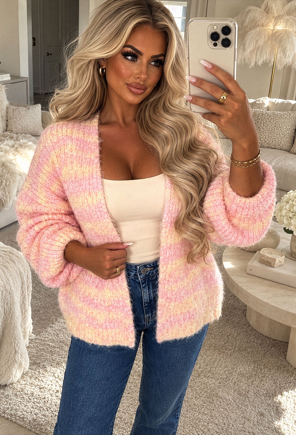 maya-pink-space-dye-cardigan-1