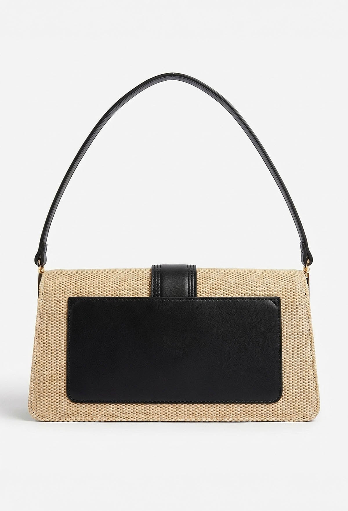 Mila Beige Raffia Bag