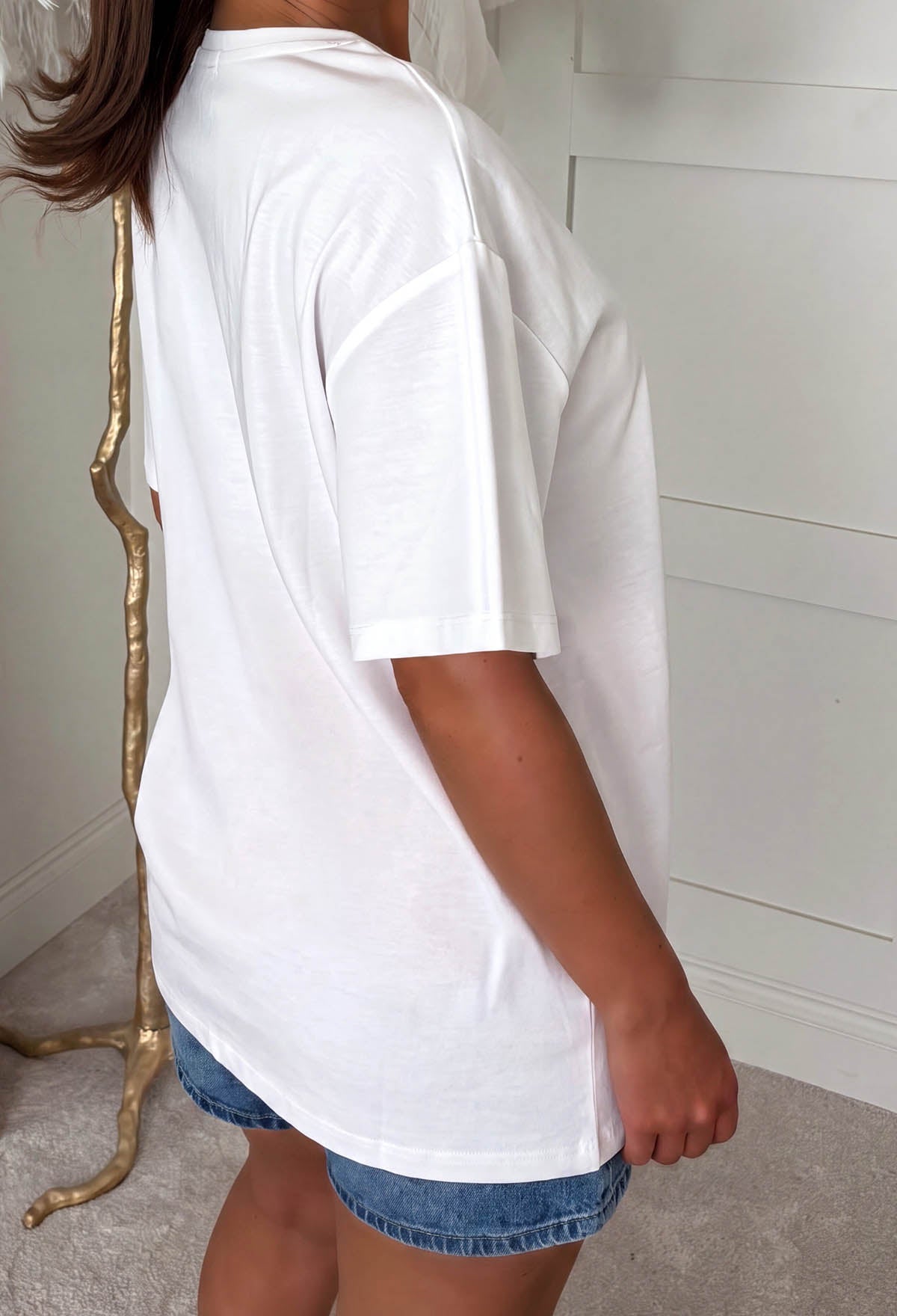 Not Today Club White Graphic T-shirt