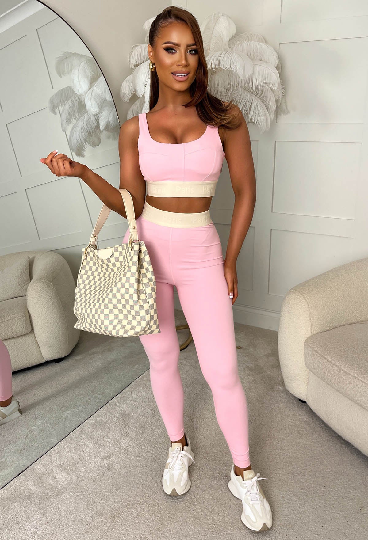 On Track Pink Athleisure Set