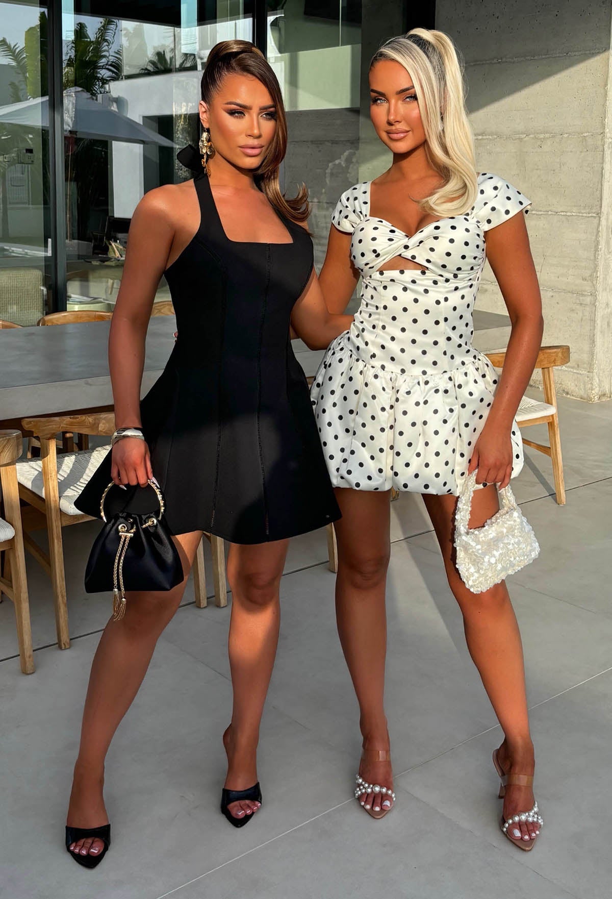 Passport To Pretty Black Halterneck Swing Dress