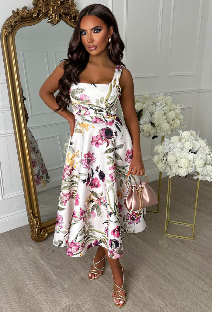 Petal Whisper Midi Dress main image 0