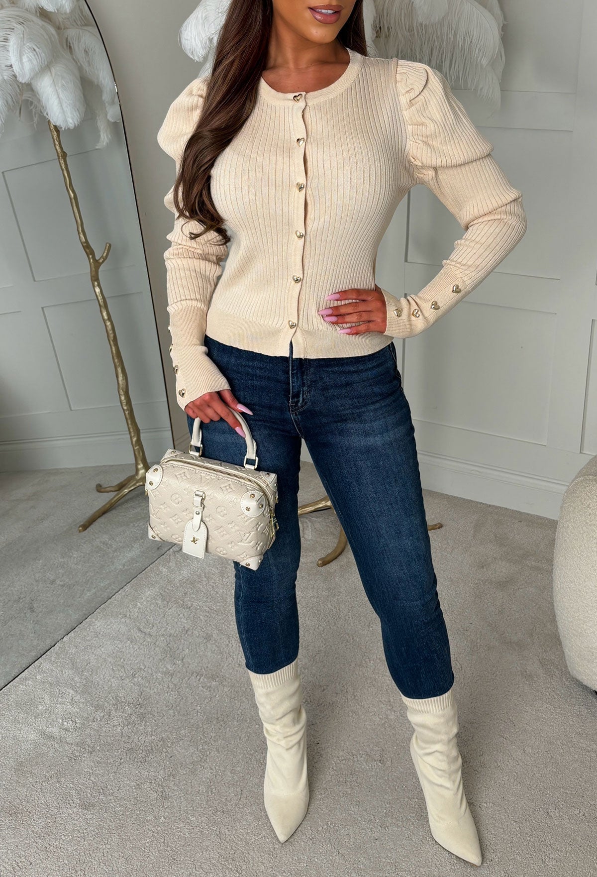 pucker-up-beige-gold-heart-button-puff-sleeve-cardigan-2