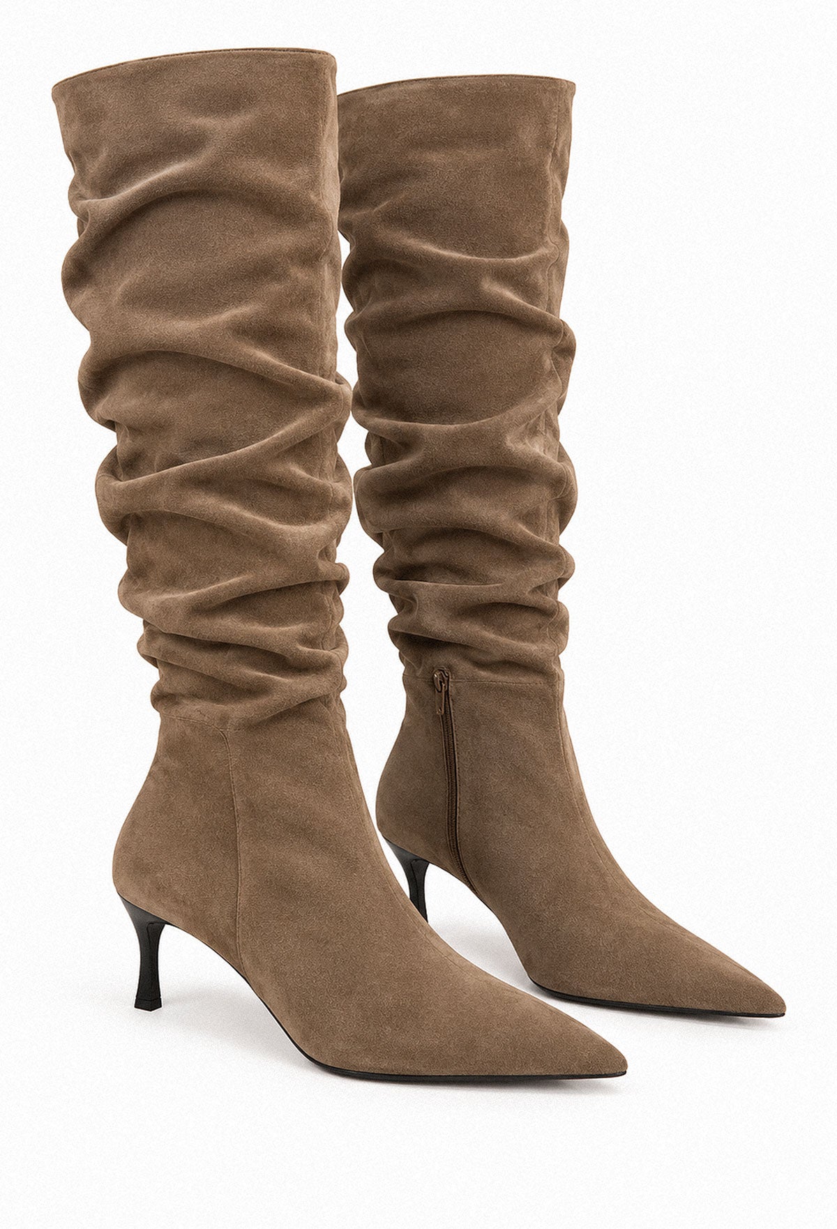 roxy-taupe-faux-suede-ruched-heel-boots-3