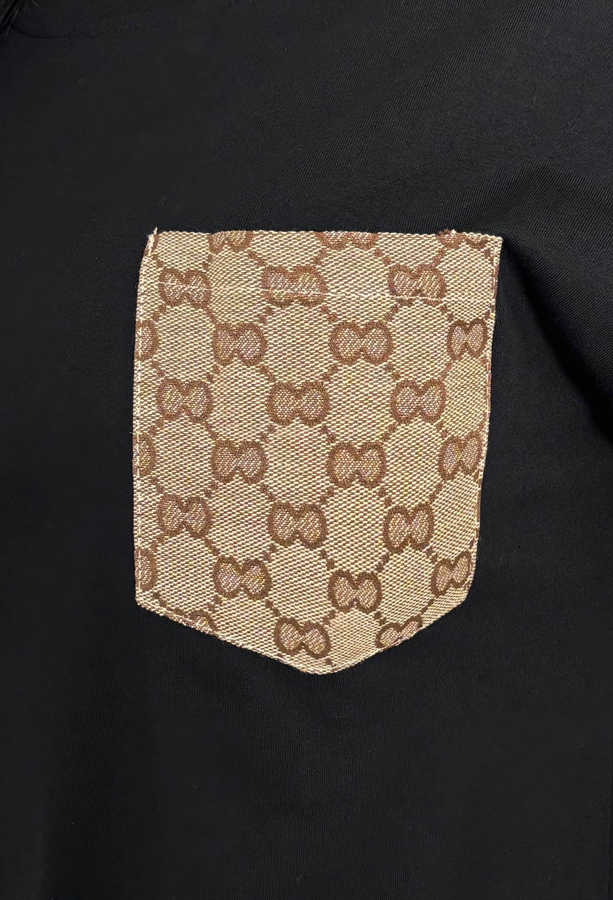 Secret Style Black Monogram T-shirt