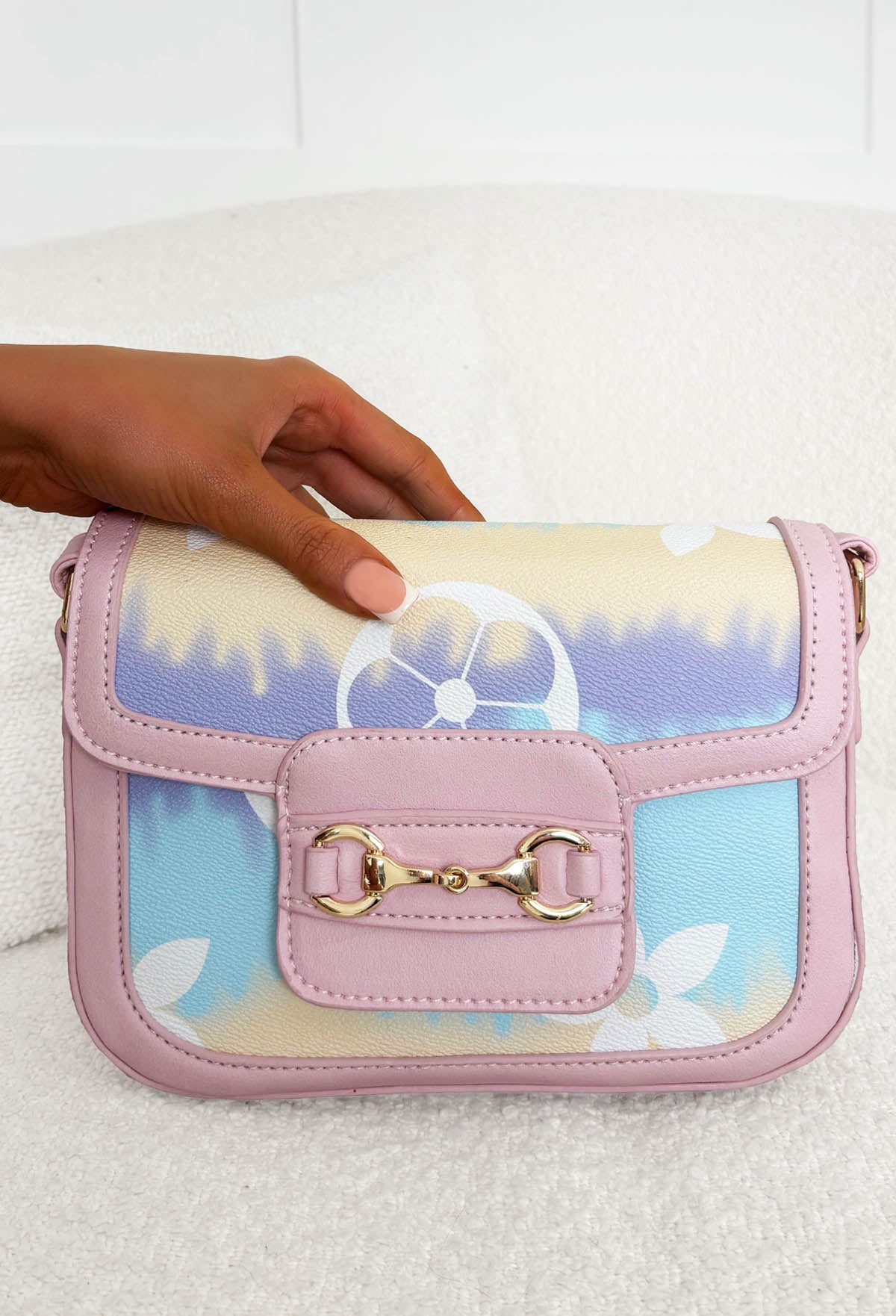 Splash Of Glam Multi Pastel Printed Bag