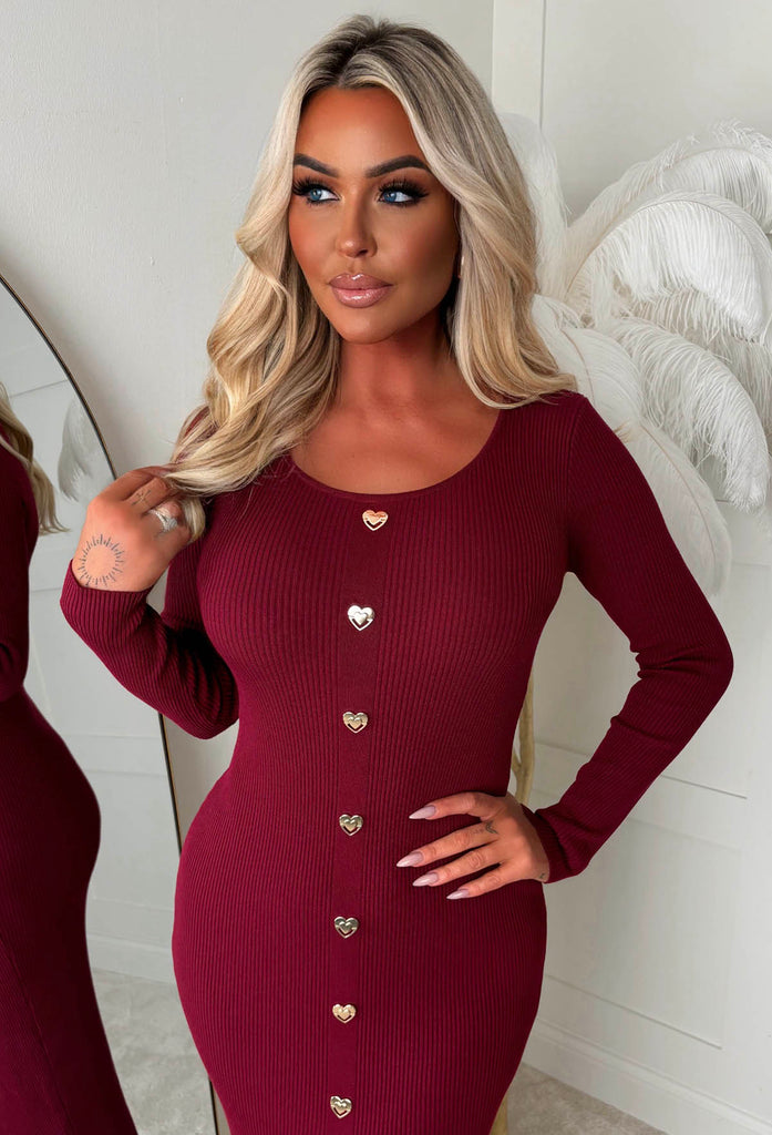 Won Your Heart Stain Short Sleeve Midi Dress - 5 Colors