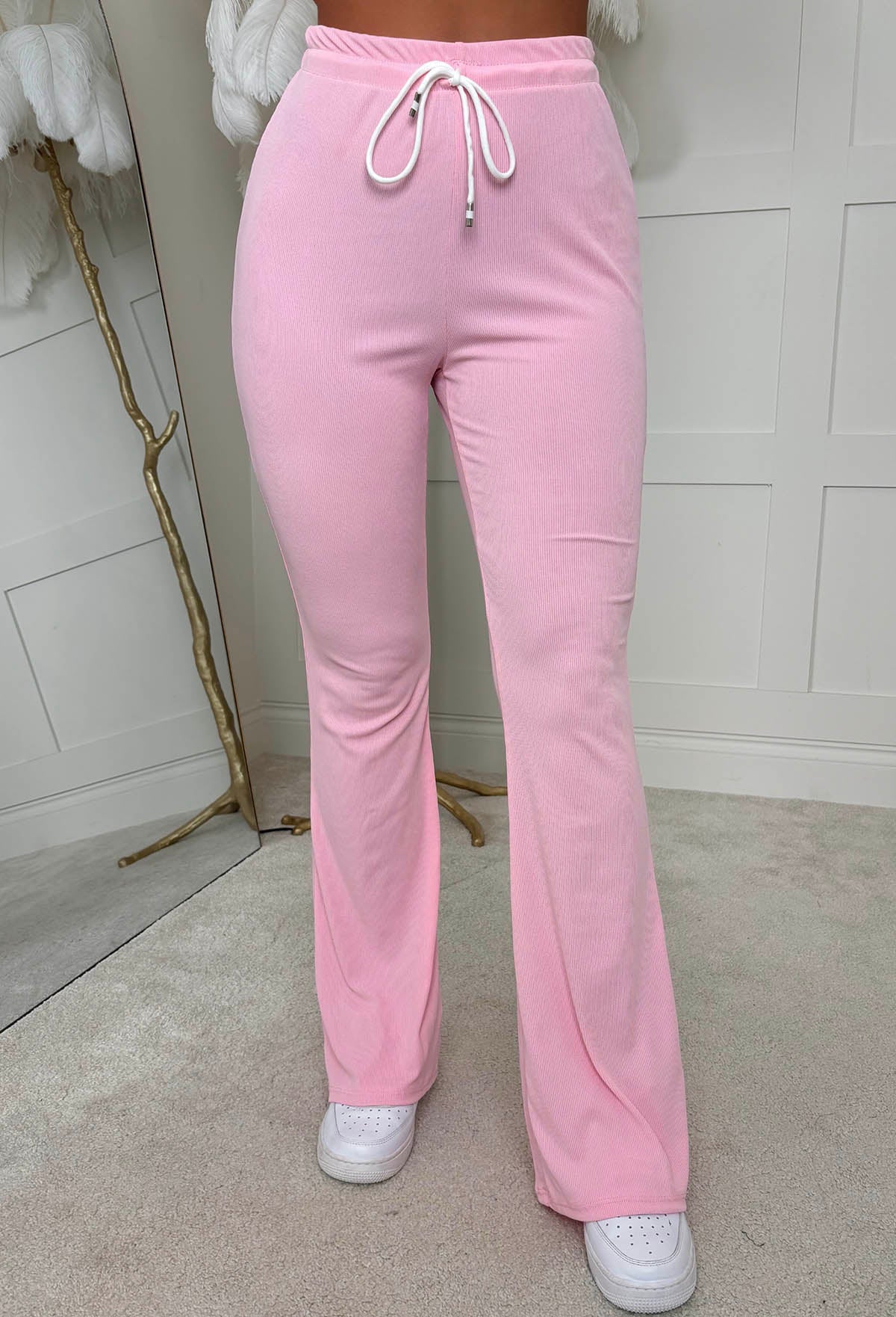 Tickled Pink Pink Bow Top & Trouser Loungewear Set