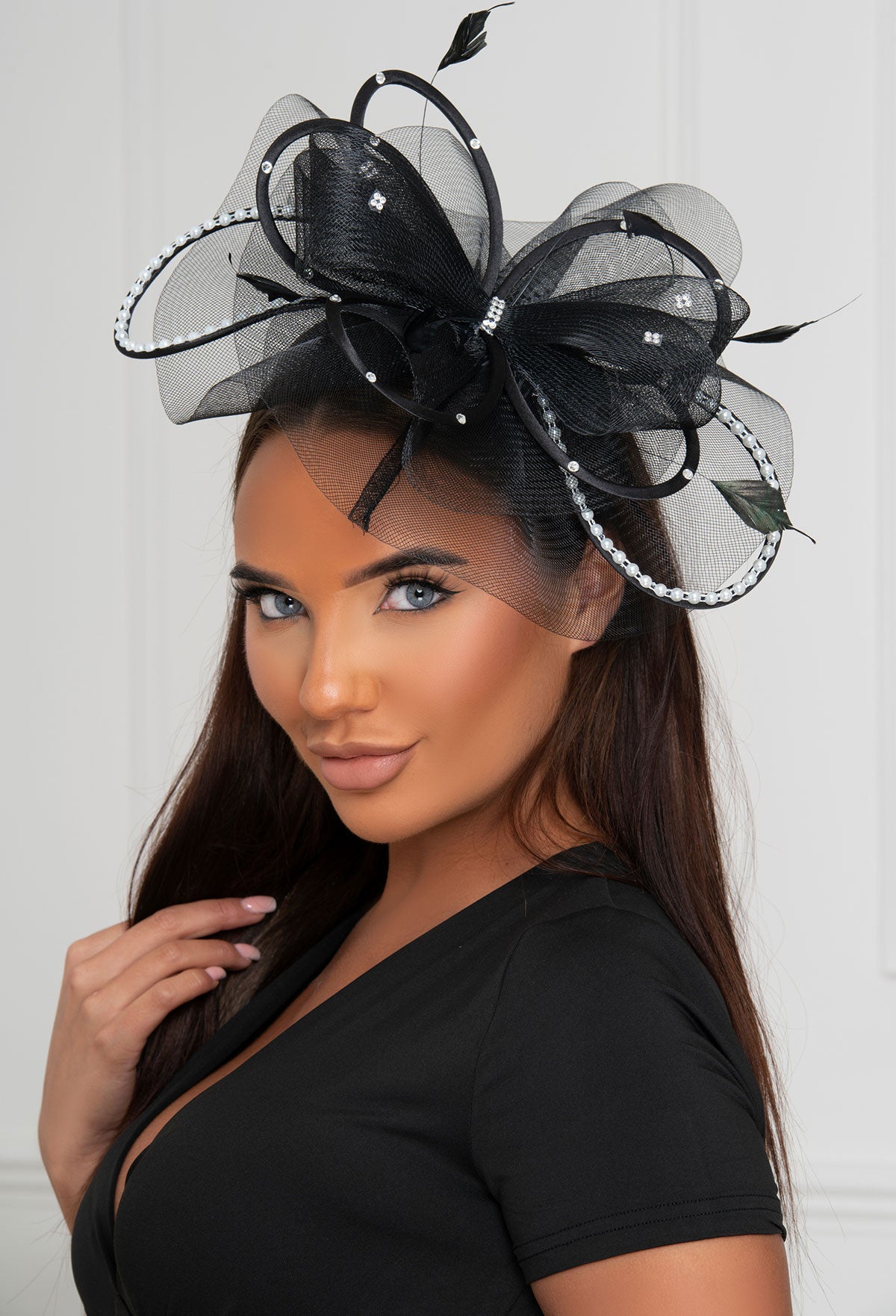 Diamante Veil Fascinator