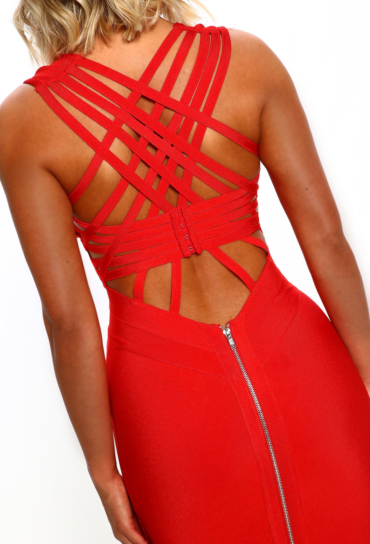 Cross Strap Bandage Dress