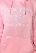 Embroided Hoodie in Pink 