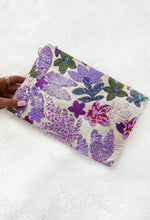 Fun In Florals Lilac Floral Sequin Detail Bag