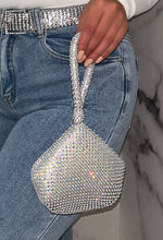 Catch A Glimpse Multi Diamante Pouch Bag