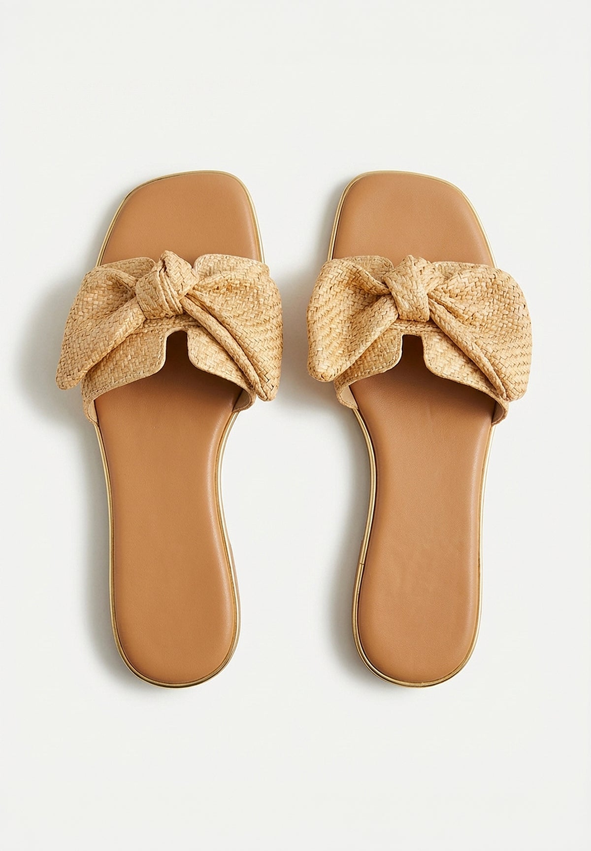 Belle Of The Bow Beige Embellished Sandals