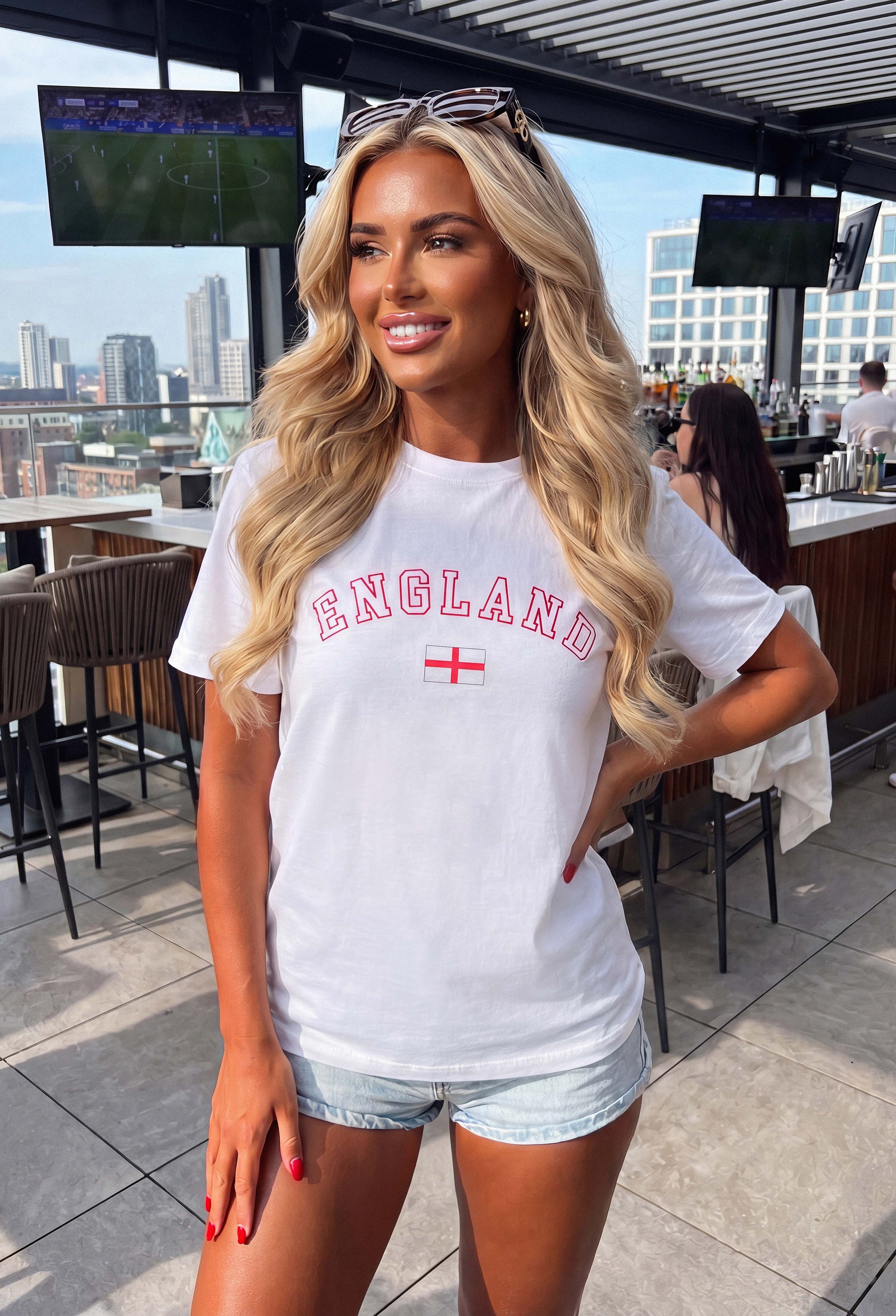 Lioness White England T-Shirt