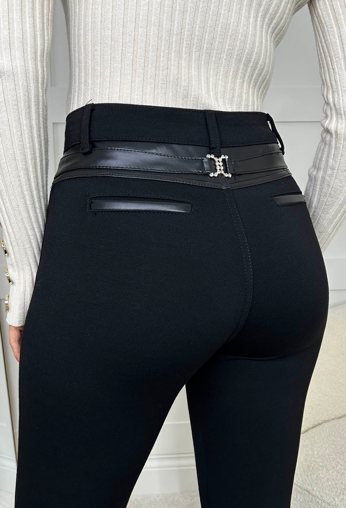 Fierce Chick Zip Detail Leggings
