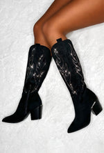 Western Jewel Black Diamond Cowboy Boots Limited Edition