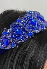 Jewel Majesty Cobalt Rhinestone Headband