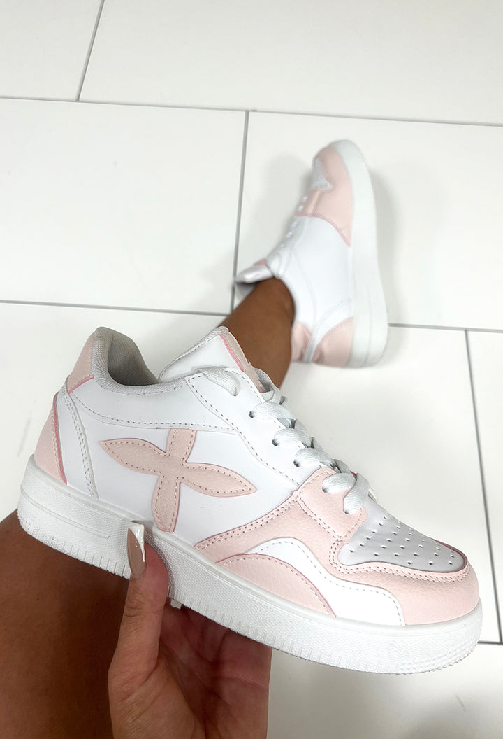 pale pink trainers womens