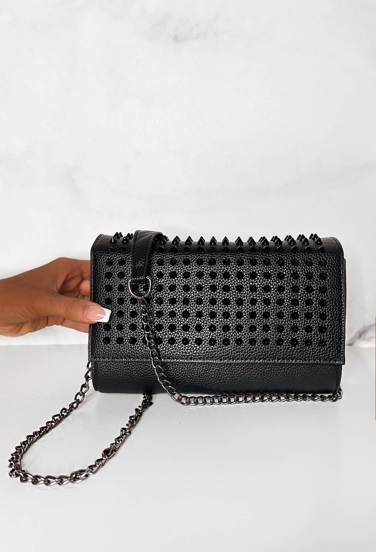Lita Studded Buckle Bag