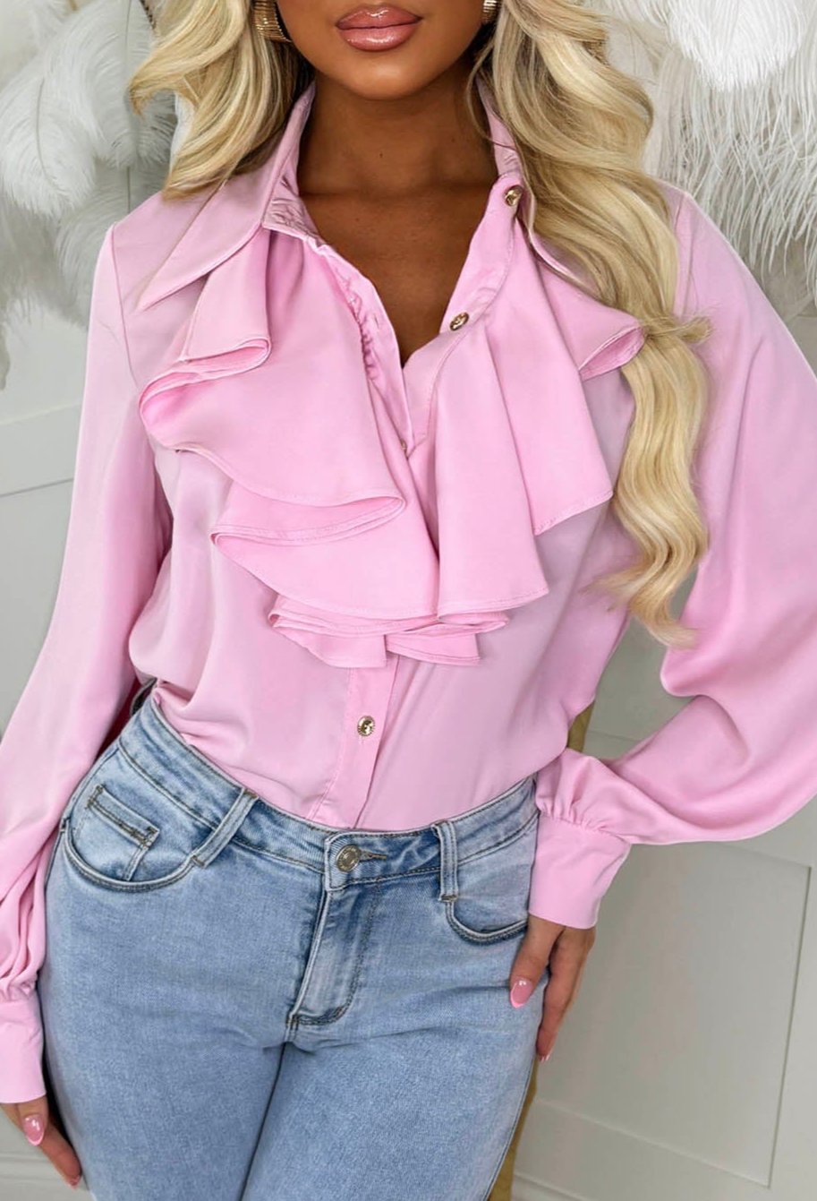 Ruffled Shirts CLEARANCE Pale/ Baby Blue & White Checked 