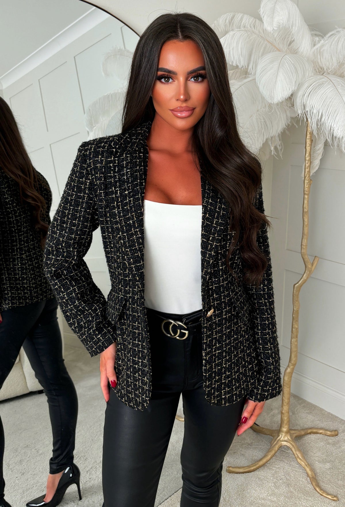 chantelle-black-tweed-lurex-gold-buttoned-blazer-1