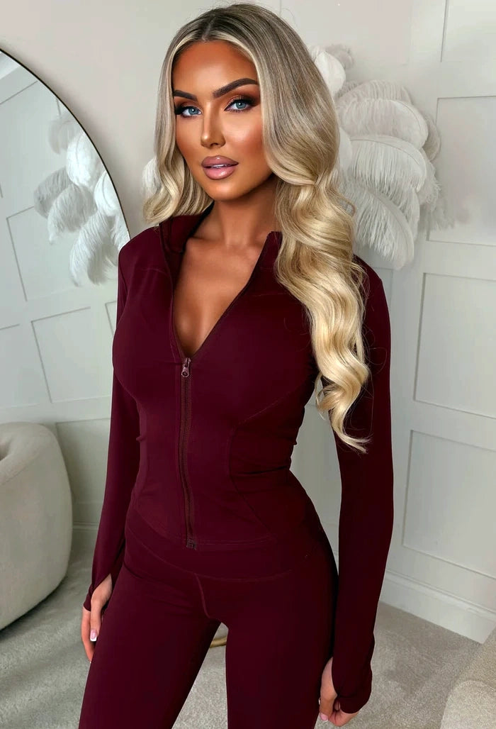 Burgundy Jacket